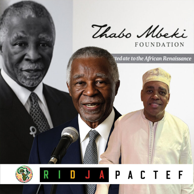 Me Saïd Larifou invité par la Fondation Thabo Mbeki à la Conférence Africa Day 2025